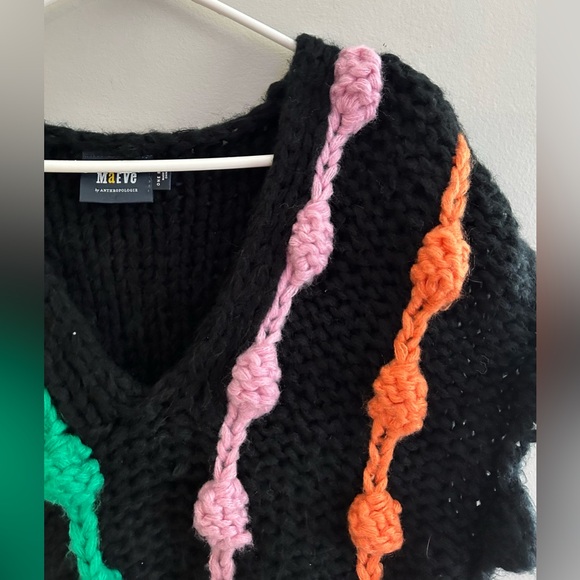 Maeve By Anthropologie Bauble Chunky Knit Sweater Vest | One Size Fits Most - Picture 6 of 10
